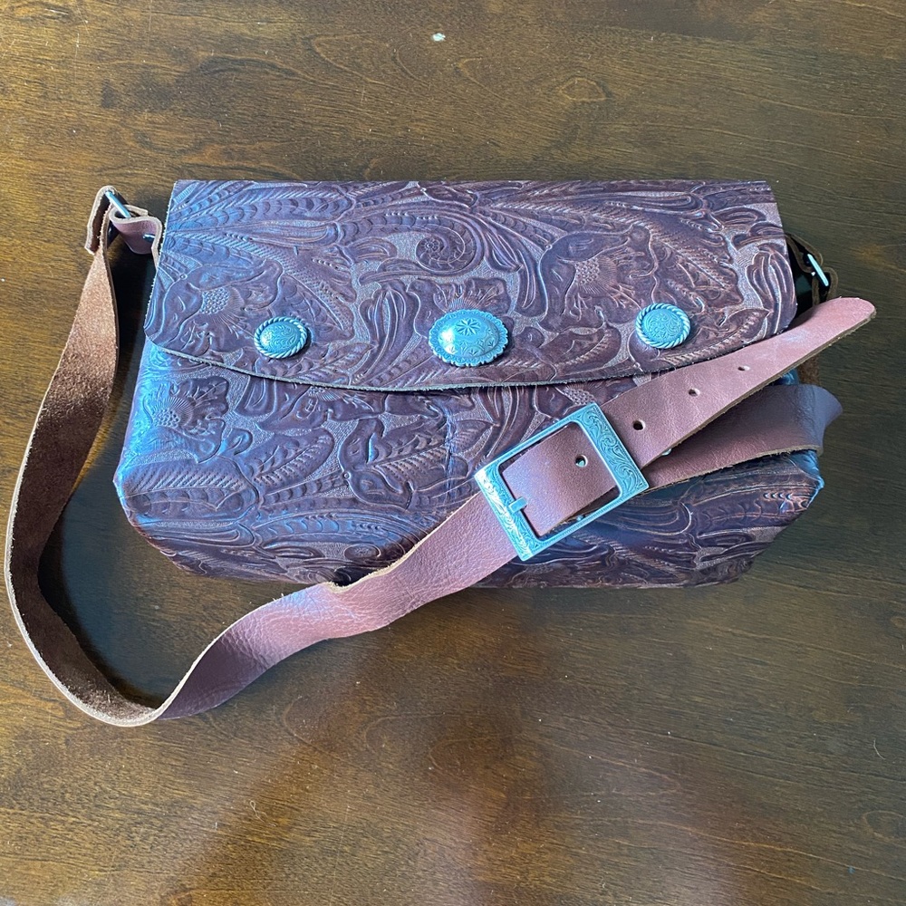 HANDMADE leather purse